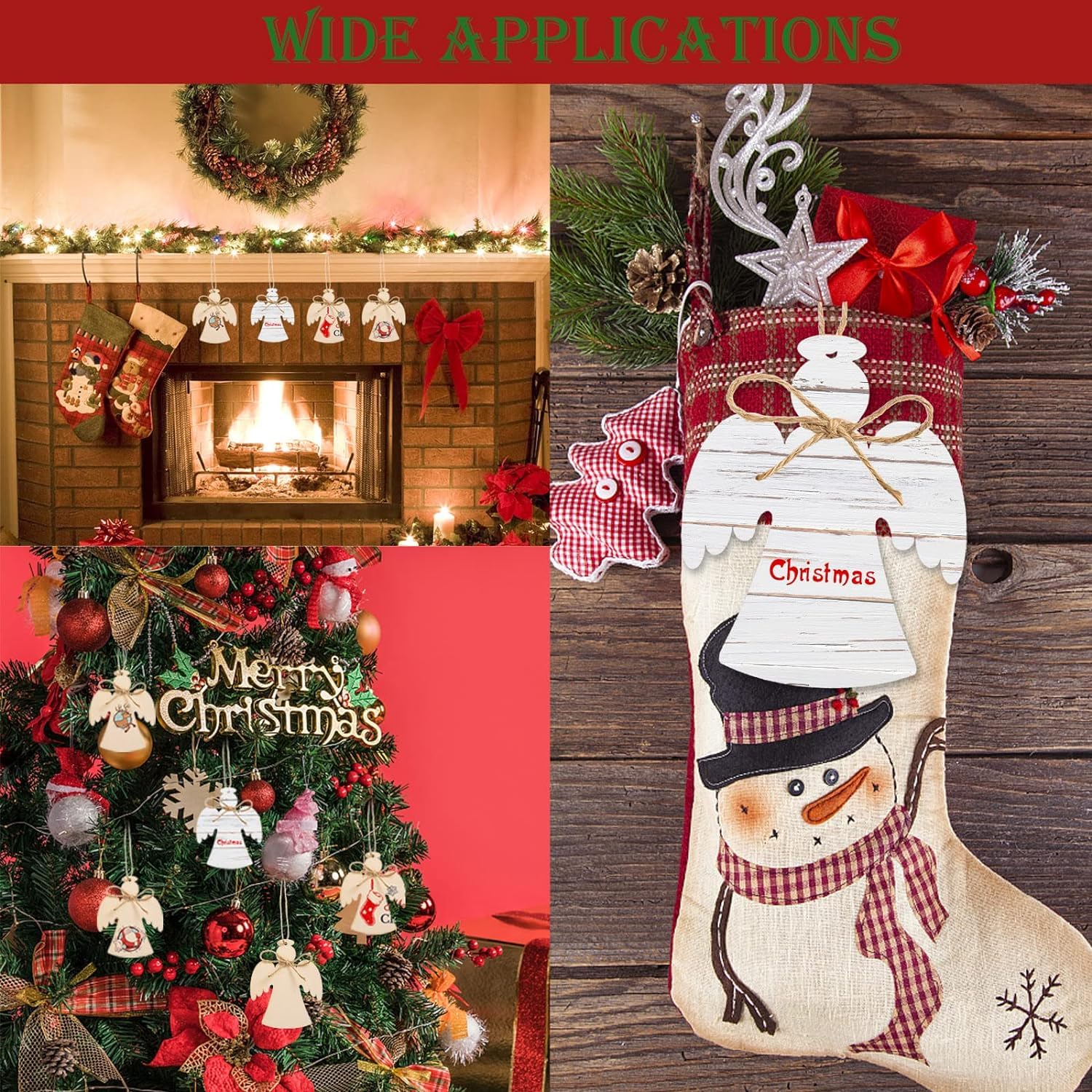 holiday wood decorations