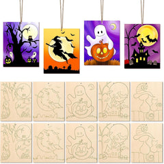 halloween wooden cutouts for crafts