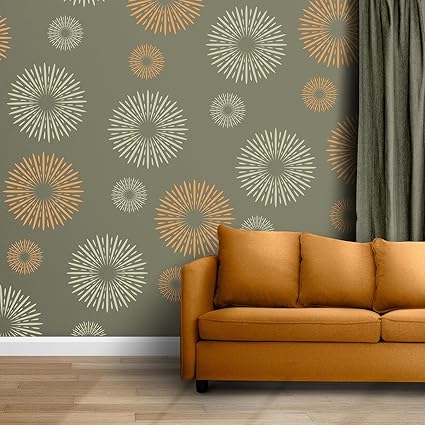 diy fireworks template for walls