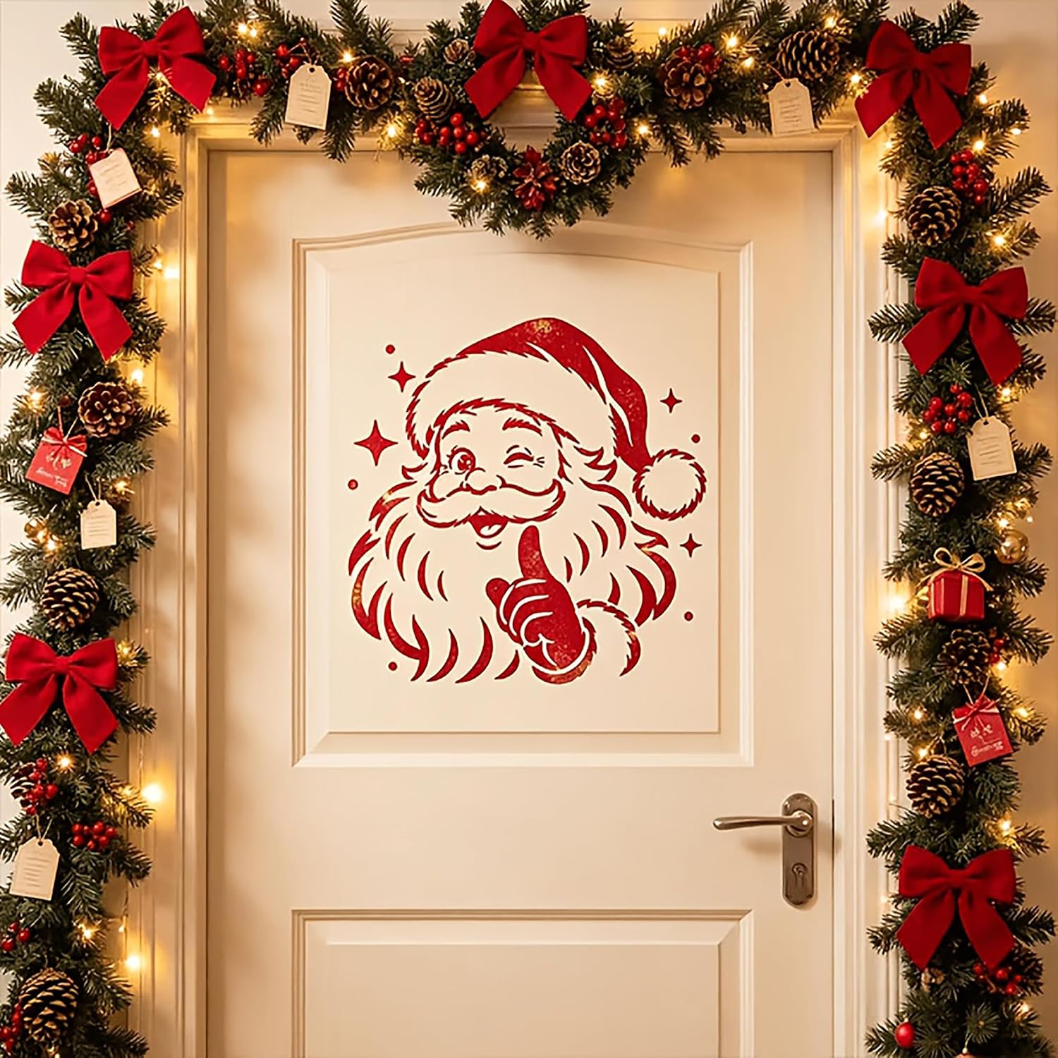 santa claus stencil for wood painting projects