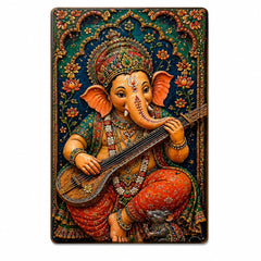 ganesha wall decor for pooja room