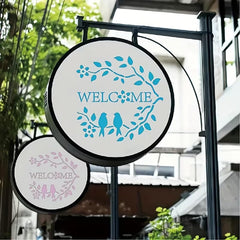 welcome porch sign template