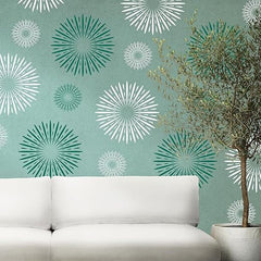 fireworks wall painting stencil large