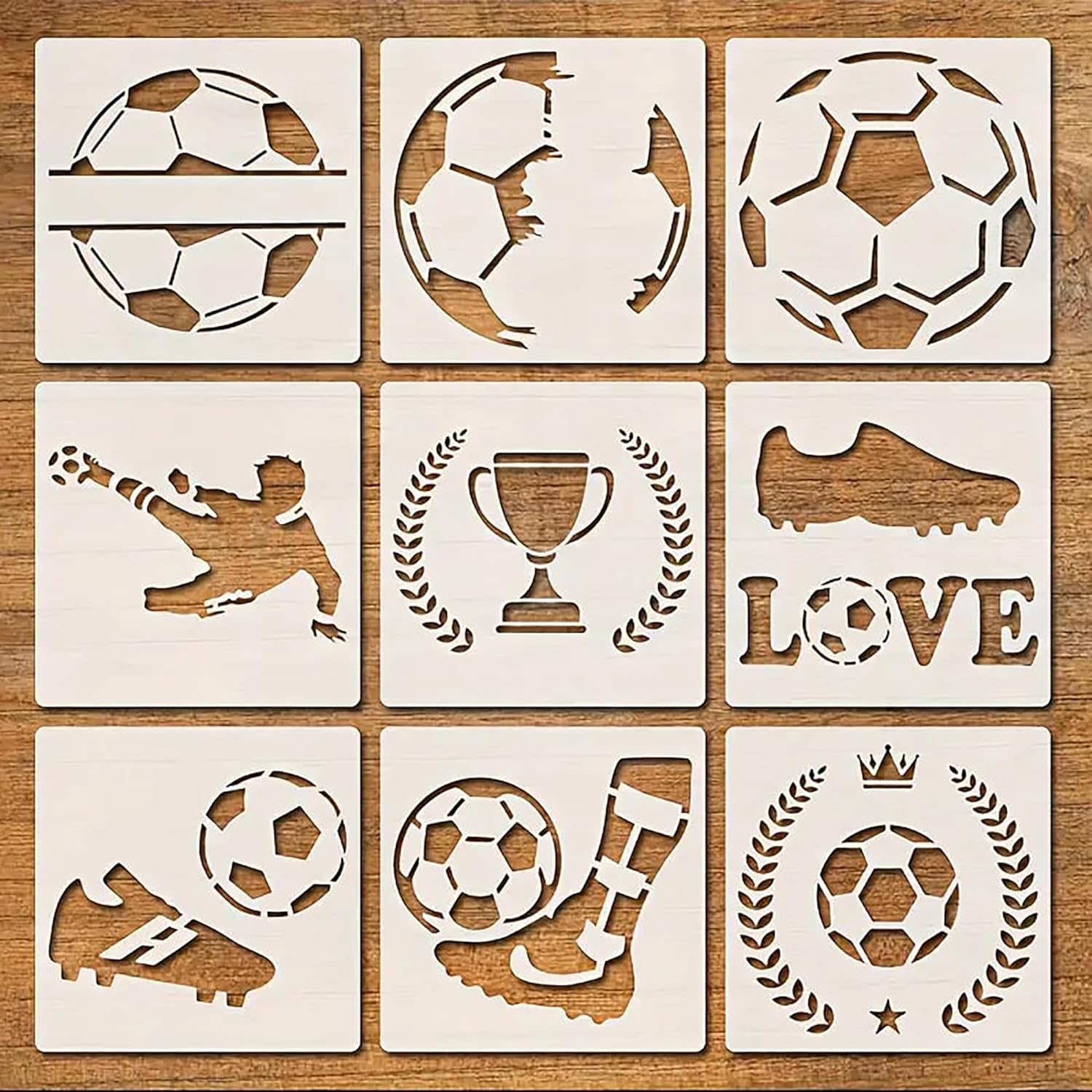 soccer stencils for painting