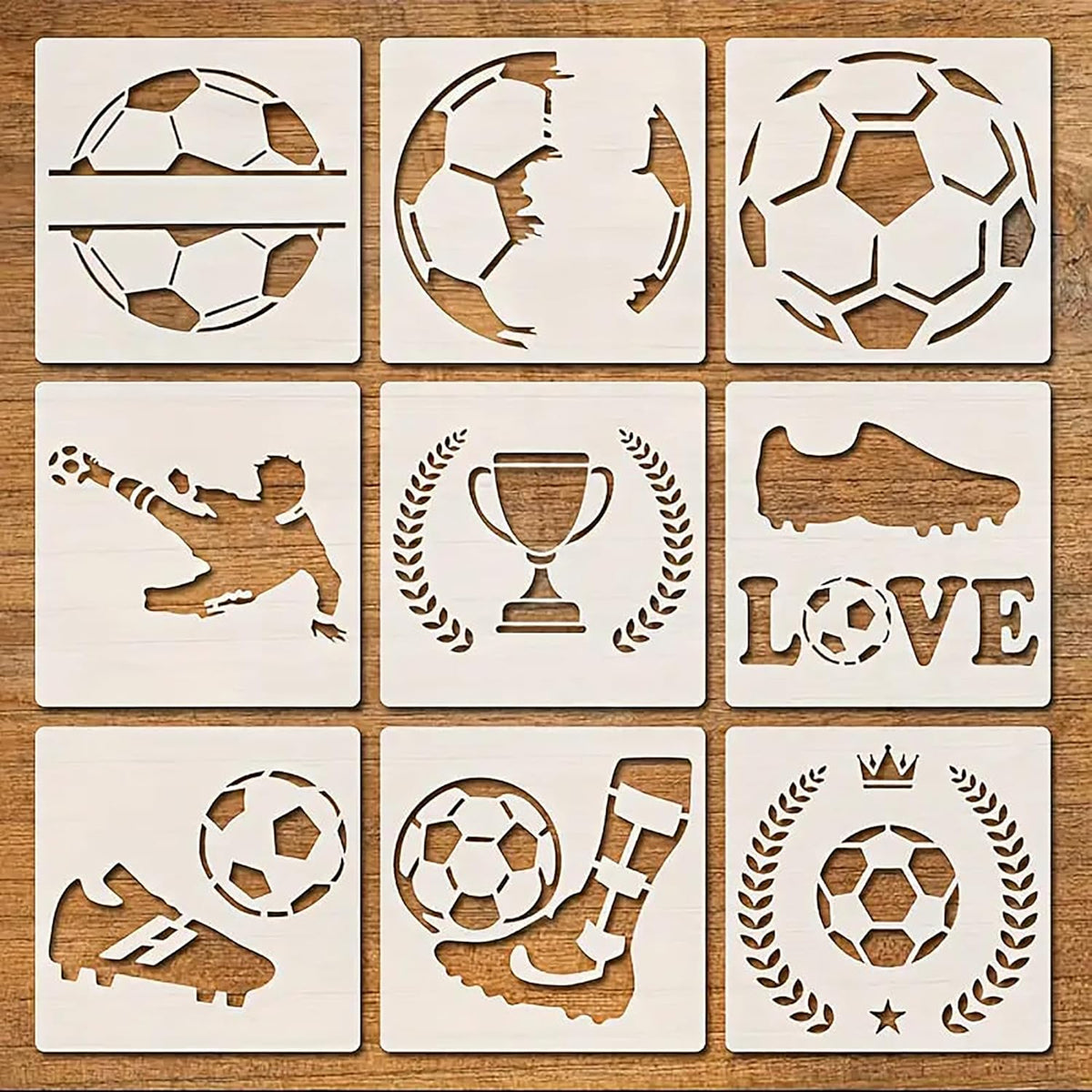 soccer stencils for painting