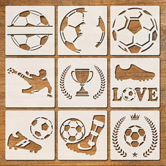 soccer stencils for painting