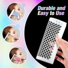 Cliths 5 Pcs Mermaid Theme Stencil Set for Kids and DIY Art Reusable Plastic Templates for Painting on Walls, Wood, Paper, Canvas, Scrapbooking, and Craft Projects