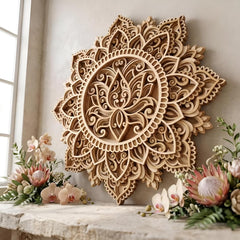 round mandala wall decor for home