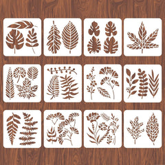 botanical wall stencil for nursery bedroom