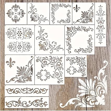 mexican floral stencil for painting