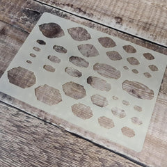 Cliths Geometric Stencil Set Plastic Templates for Jewelry Making Drawing & DIY Crafts