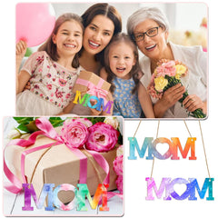 hanging wood slices mother's day