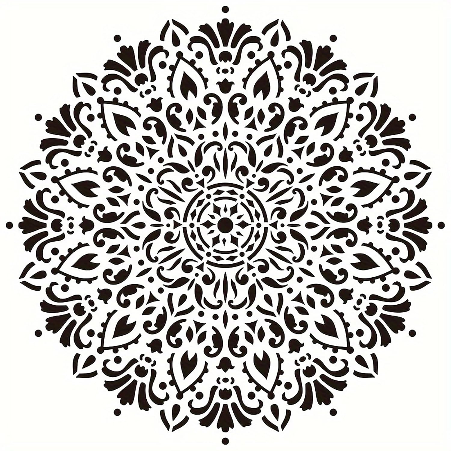 pet stencil for acrylic painting mandala
