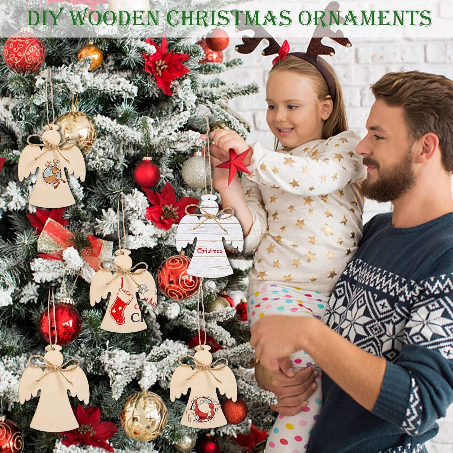 DIY angel tree decorations