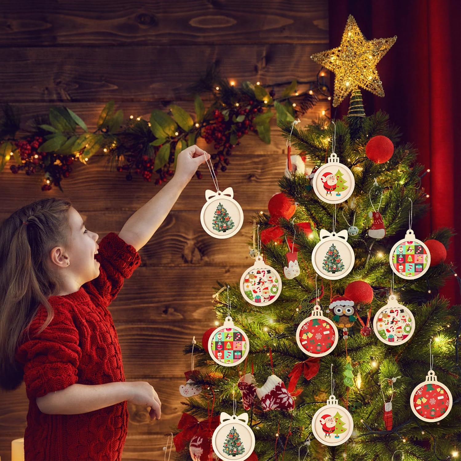 handmade wooden holiday décor