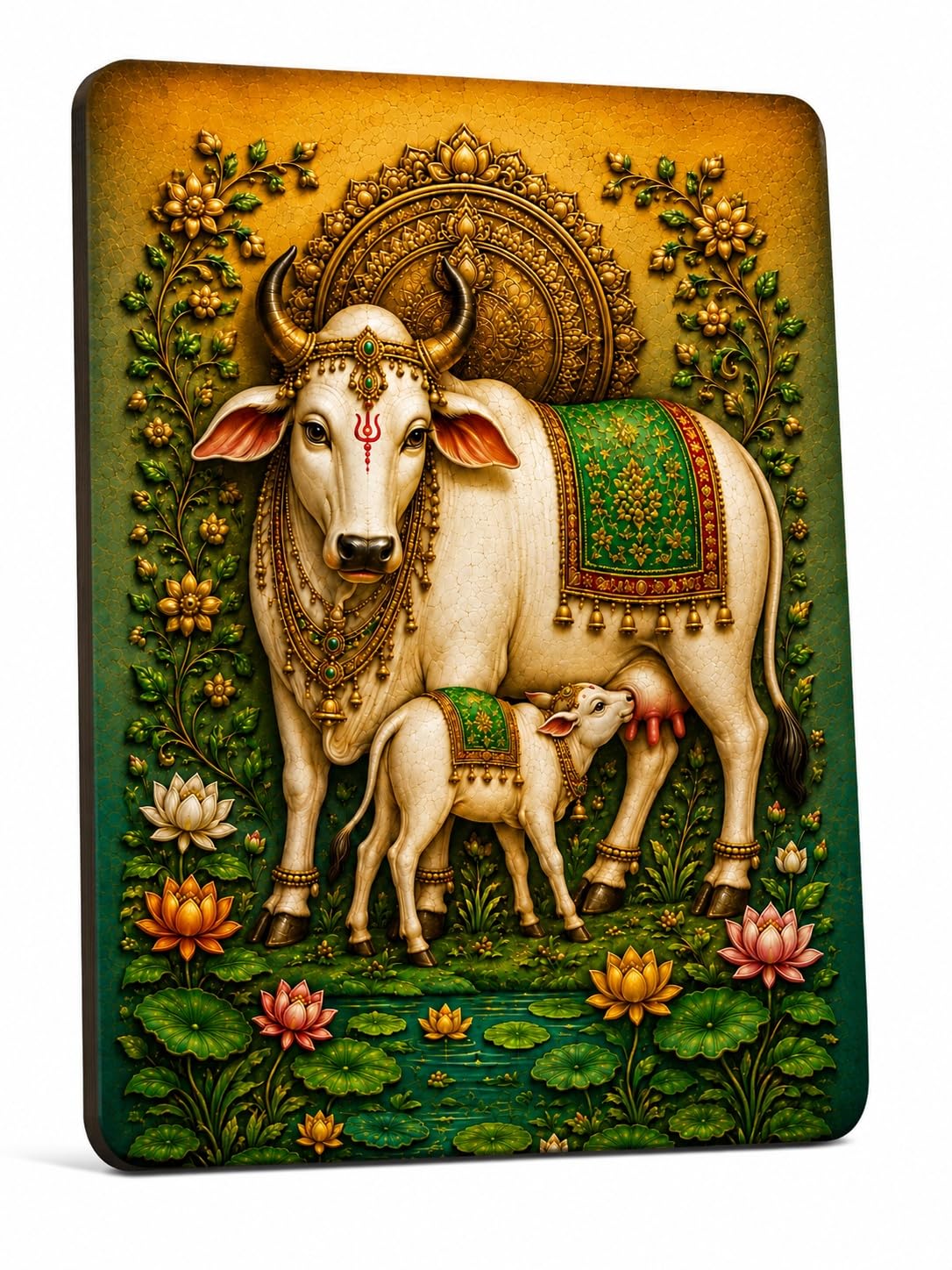 Kamdhenu Cow wall art for home decor