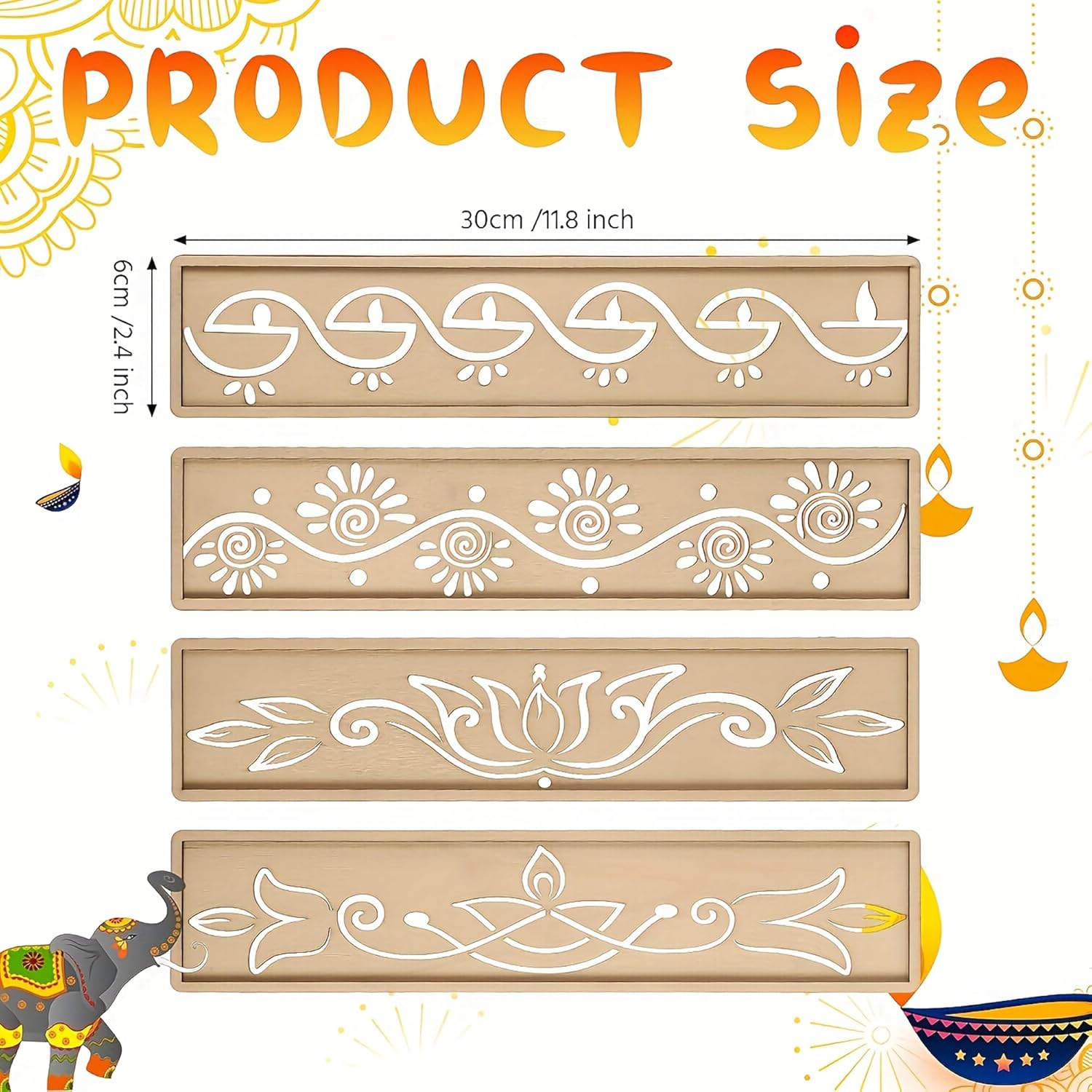 rangoli design stencils for festivals