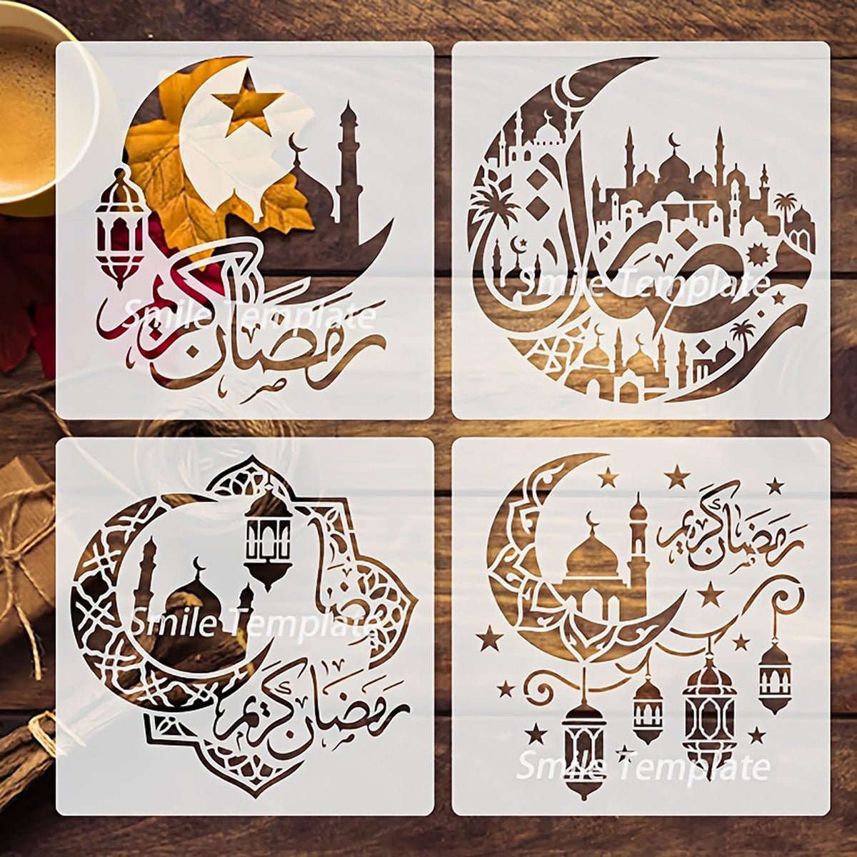 ramadan eid plastic stencil
