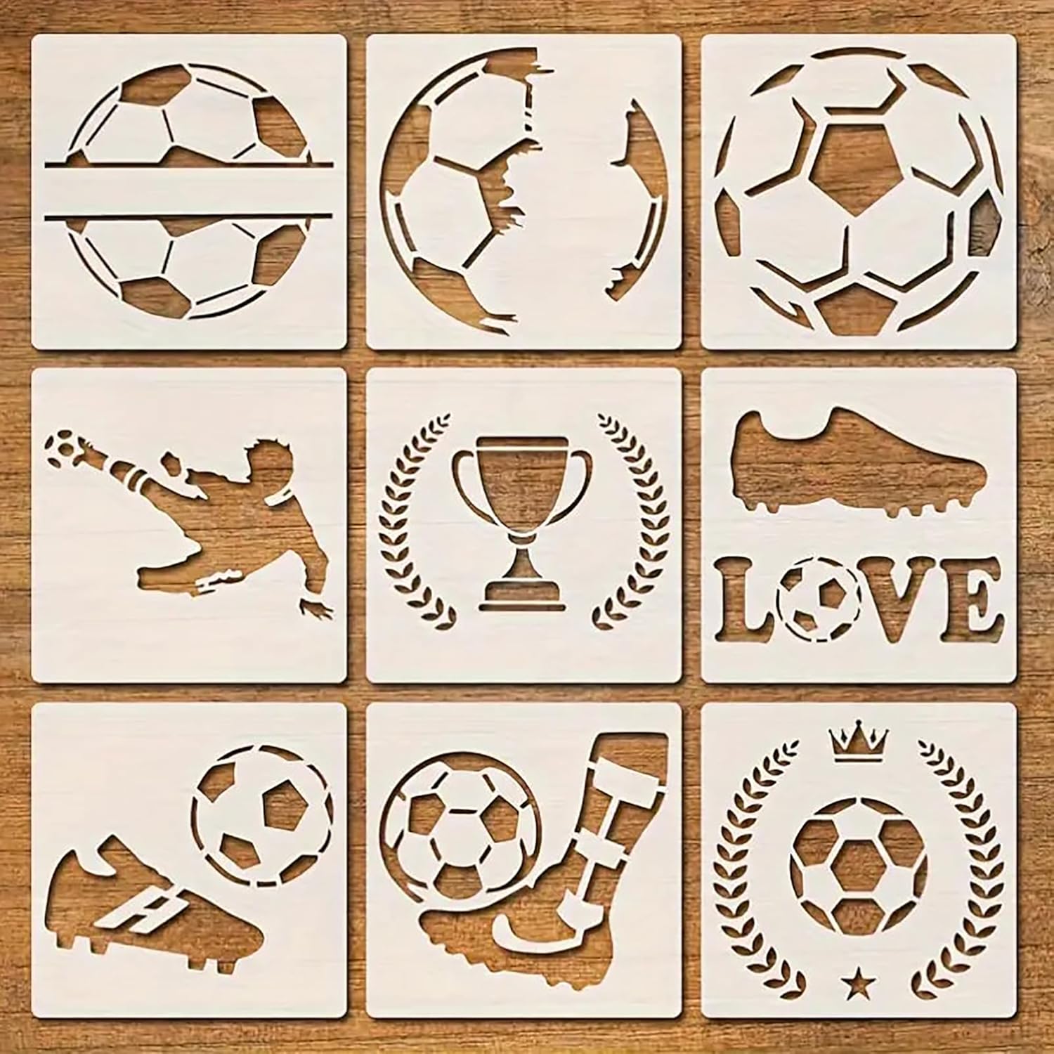 football stencils for kids crafts