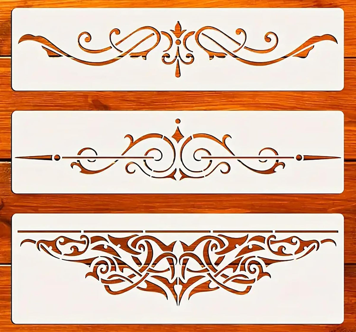 victorian border stencil set