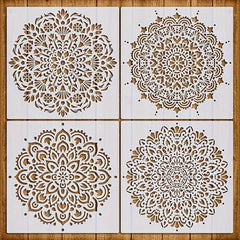 square pet stencil for floor and wall painting
