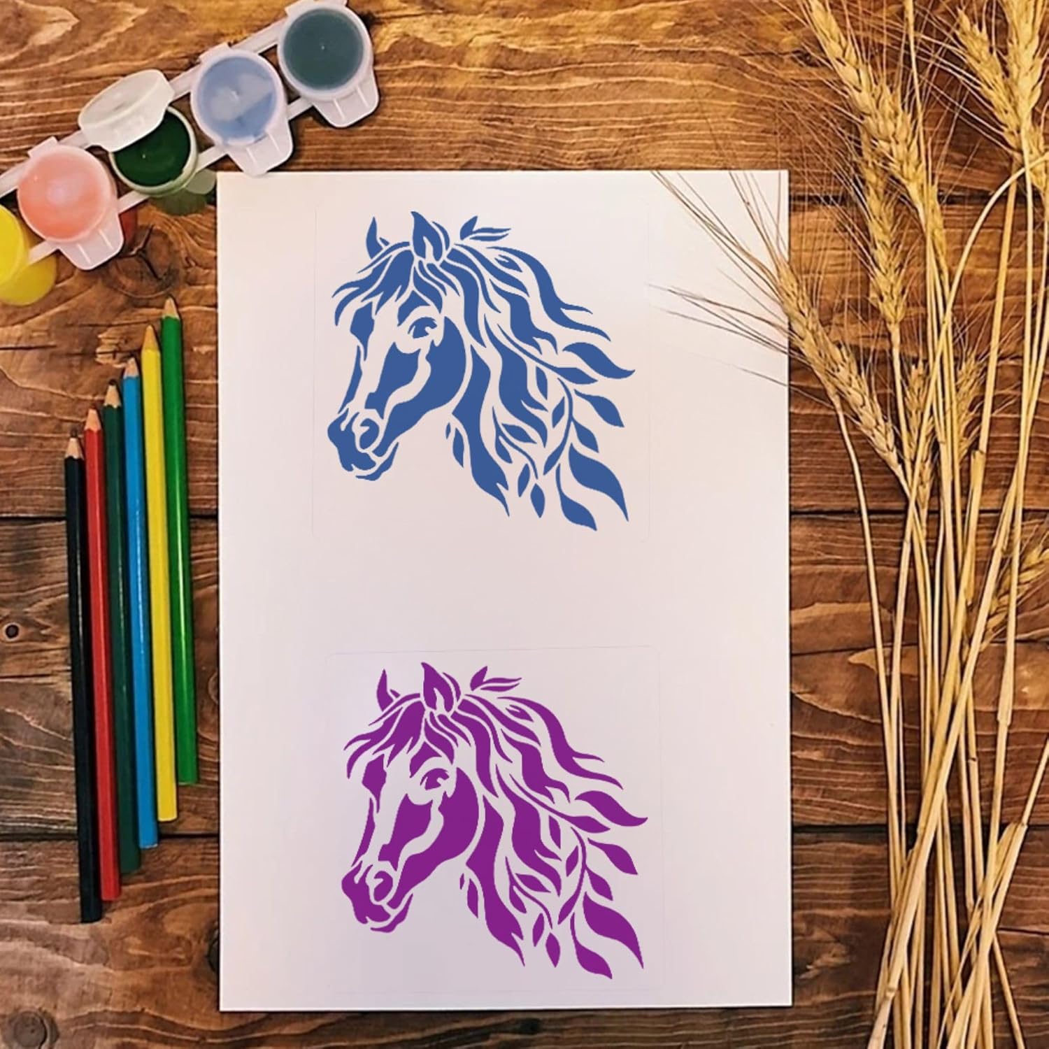 animal theme stencil for decoration
