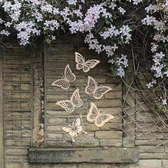 Cliths Set of 6 Butterfly Wall Decorations for Girls Room