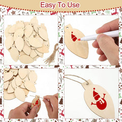 Blank wood slices for crafts