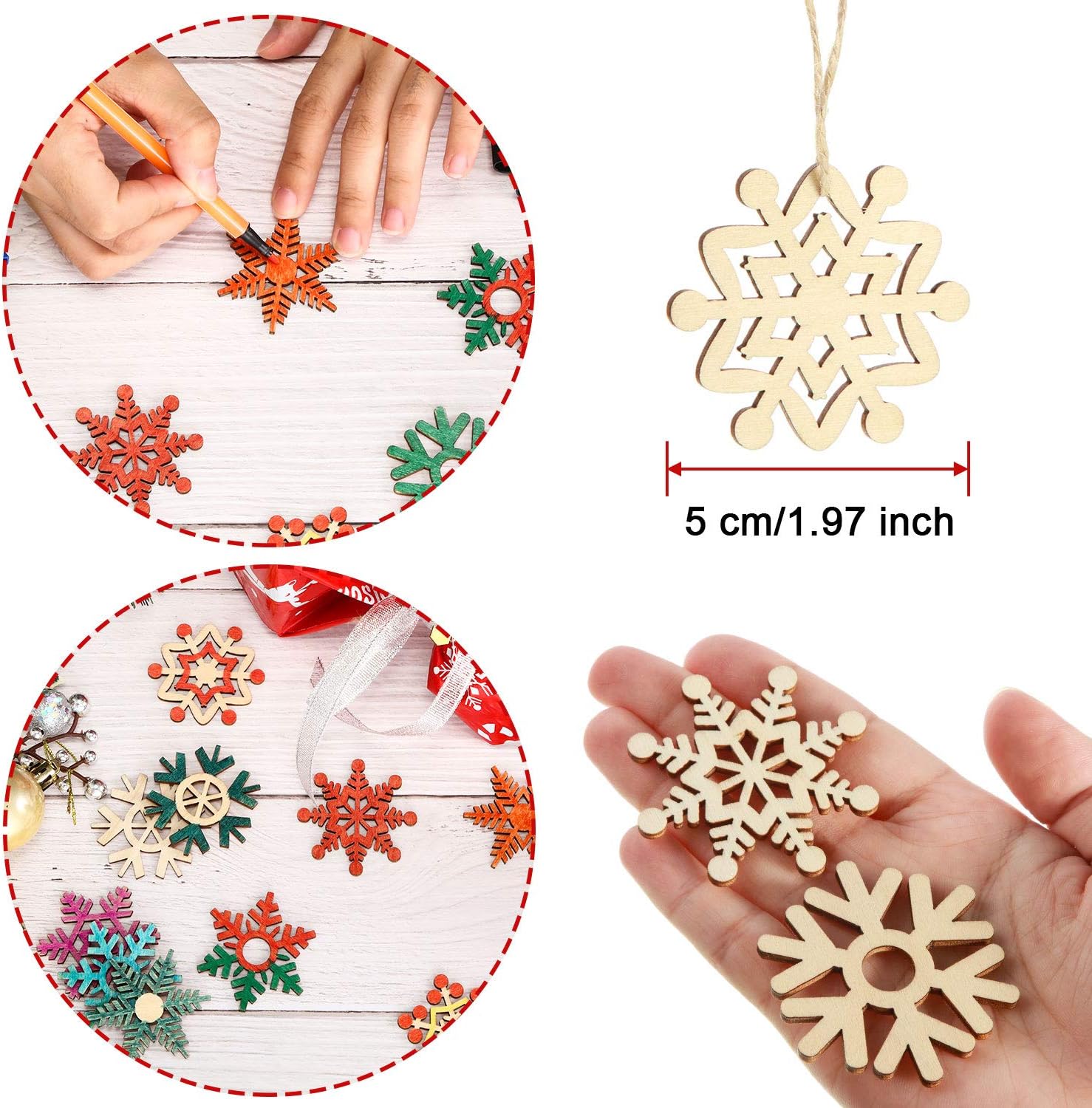 Wooden Christmas decorations