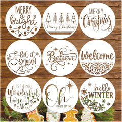 christmas stencils set
