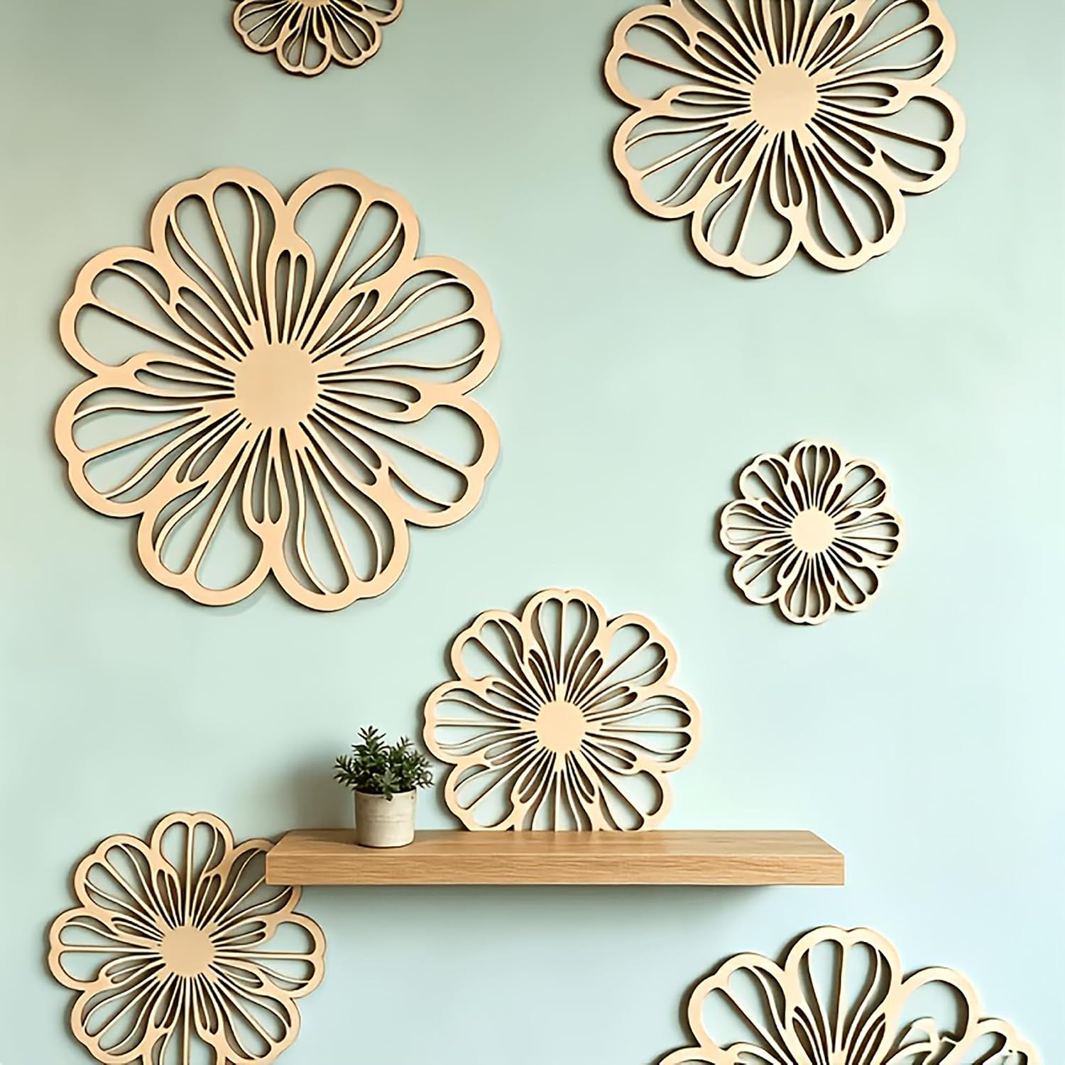 mdf daisy shape for creative projects