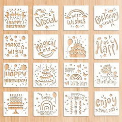 happy birthday stencil for cake happy birthday decoration for cake happy birthday stencil for wall plastic stencils for craft and art birthday wall decoration