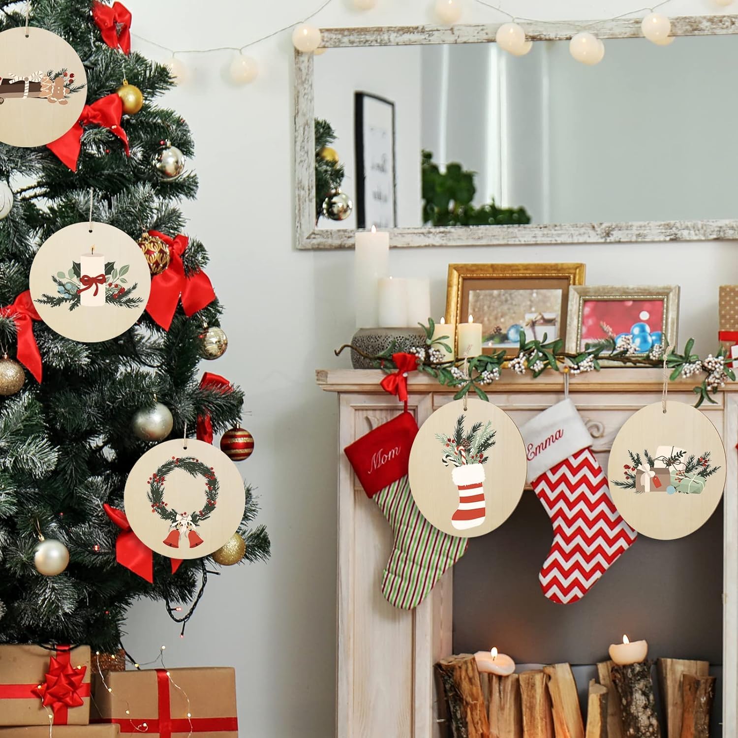 handmade wooden holiday decorations