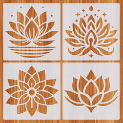 Lotus stencil set
