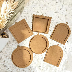 layered mdf ornament blank for crafts
