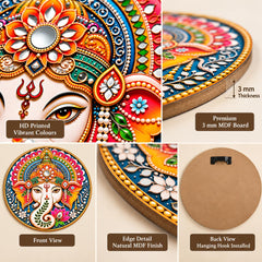 decorative Ganesha wall hanging for home entrance