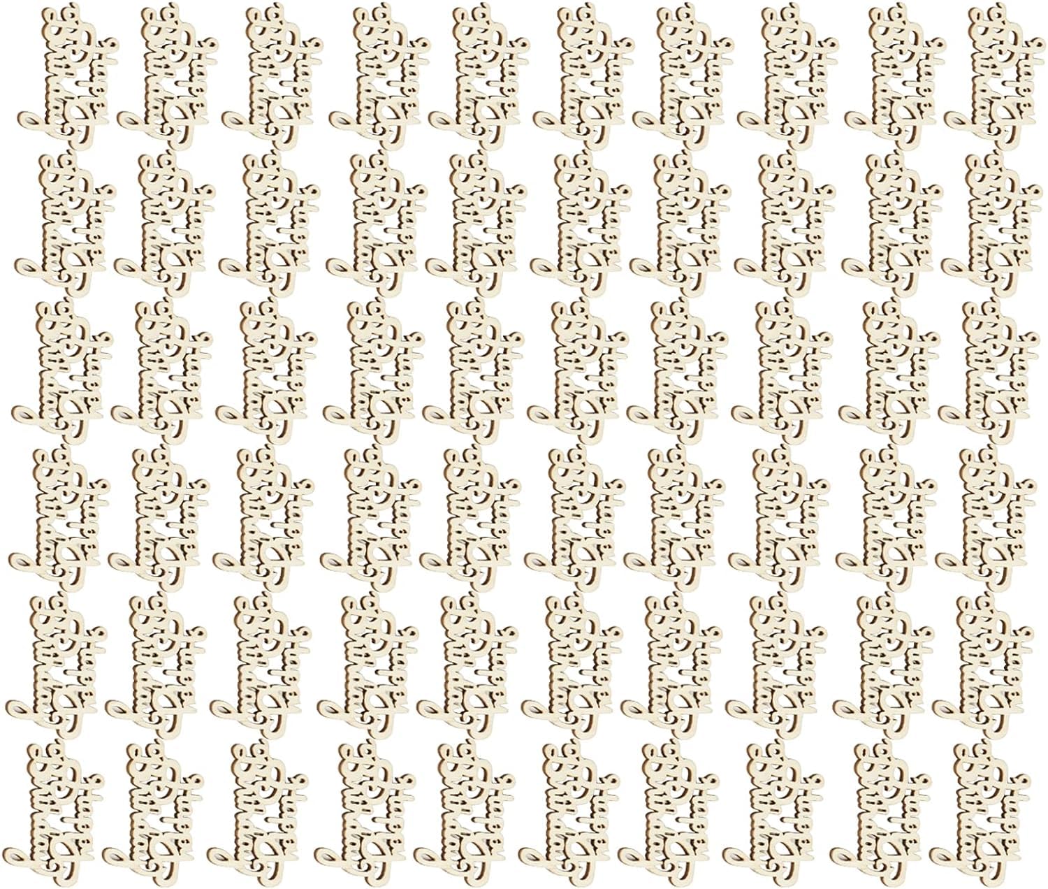 Pattern of small decorative elements on a beige background