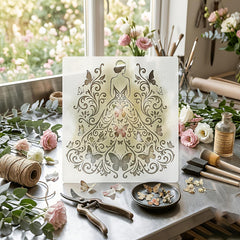 pet plastic fashion stencil for crafts