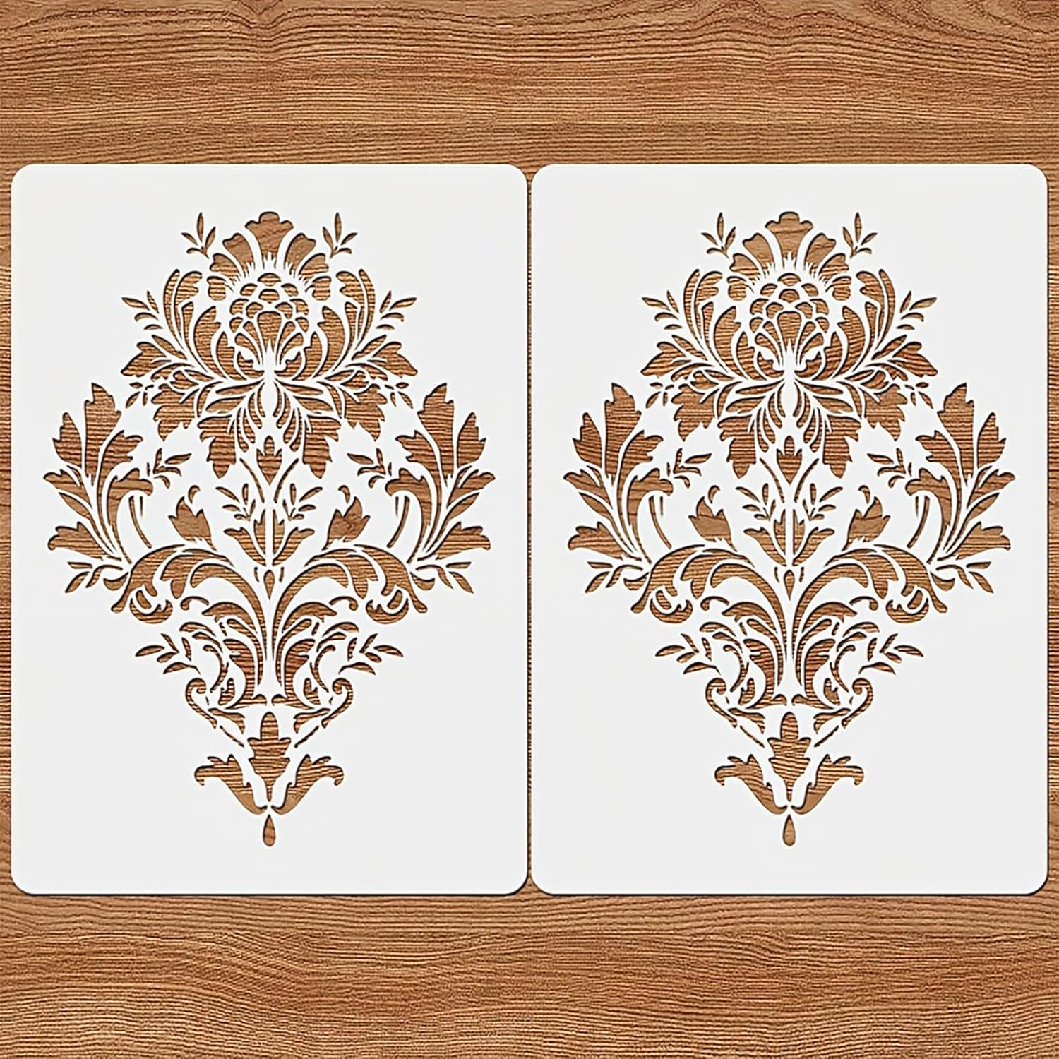 mandala stencil set of 2 for diy projects
