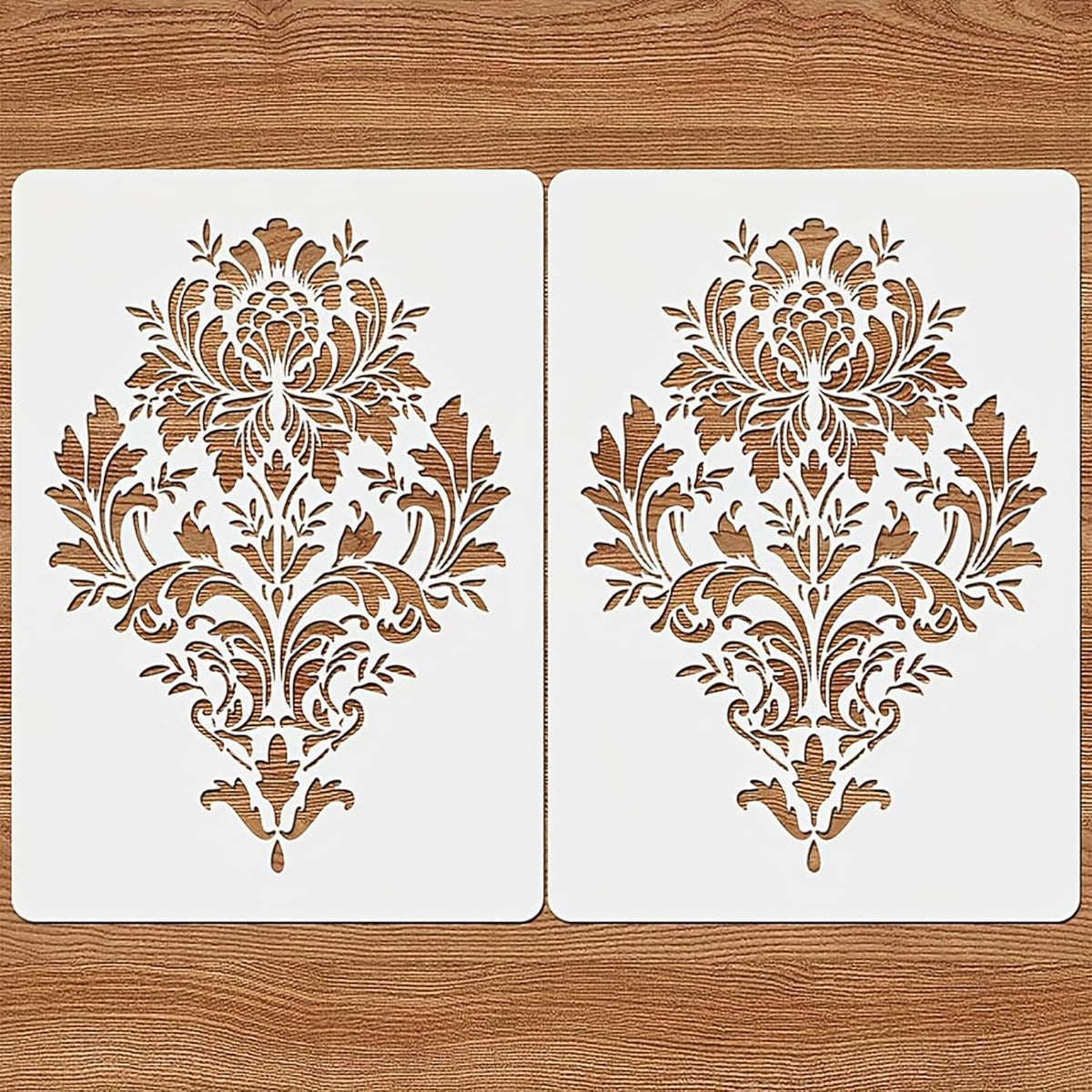 mandala stencil set of 2 for diy projects
