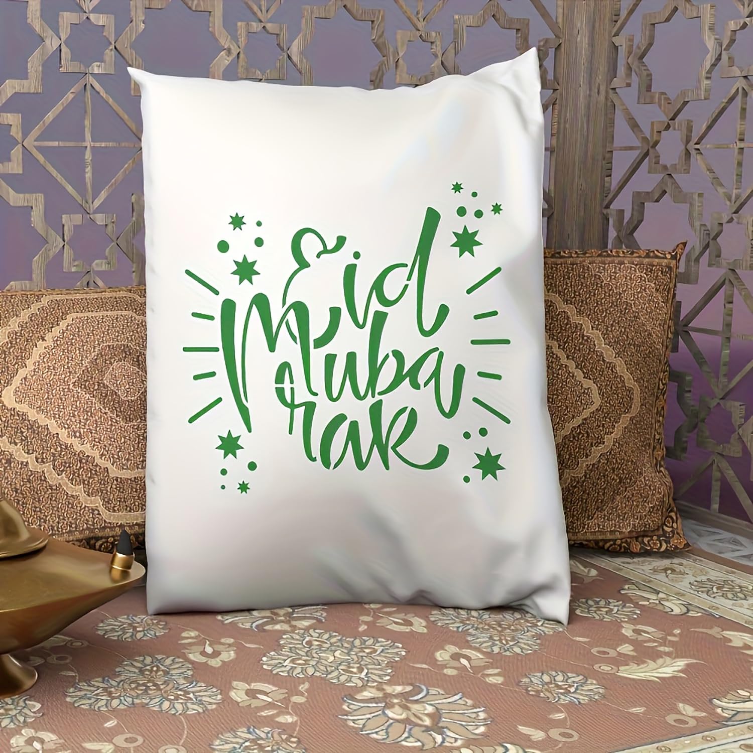 islamic diy art plastic stencil
