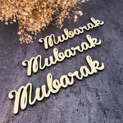 Cliths Set of 24 Ramadan Place Cards Wooden Round Signs Eid Mubarak Table Decor Muslim Home Gift