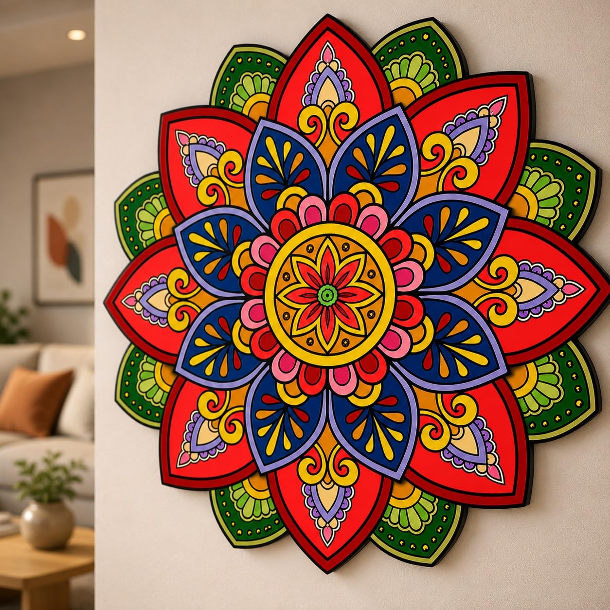spiritual mandala wall decor for home