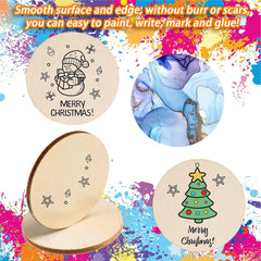 bulk circle wood blanks for painting