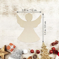 Wood angel decorations