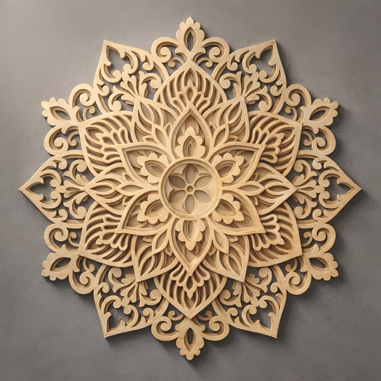 modern mandala wall art round