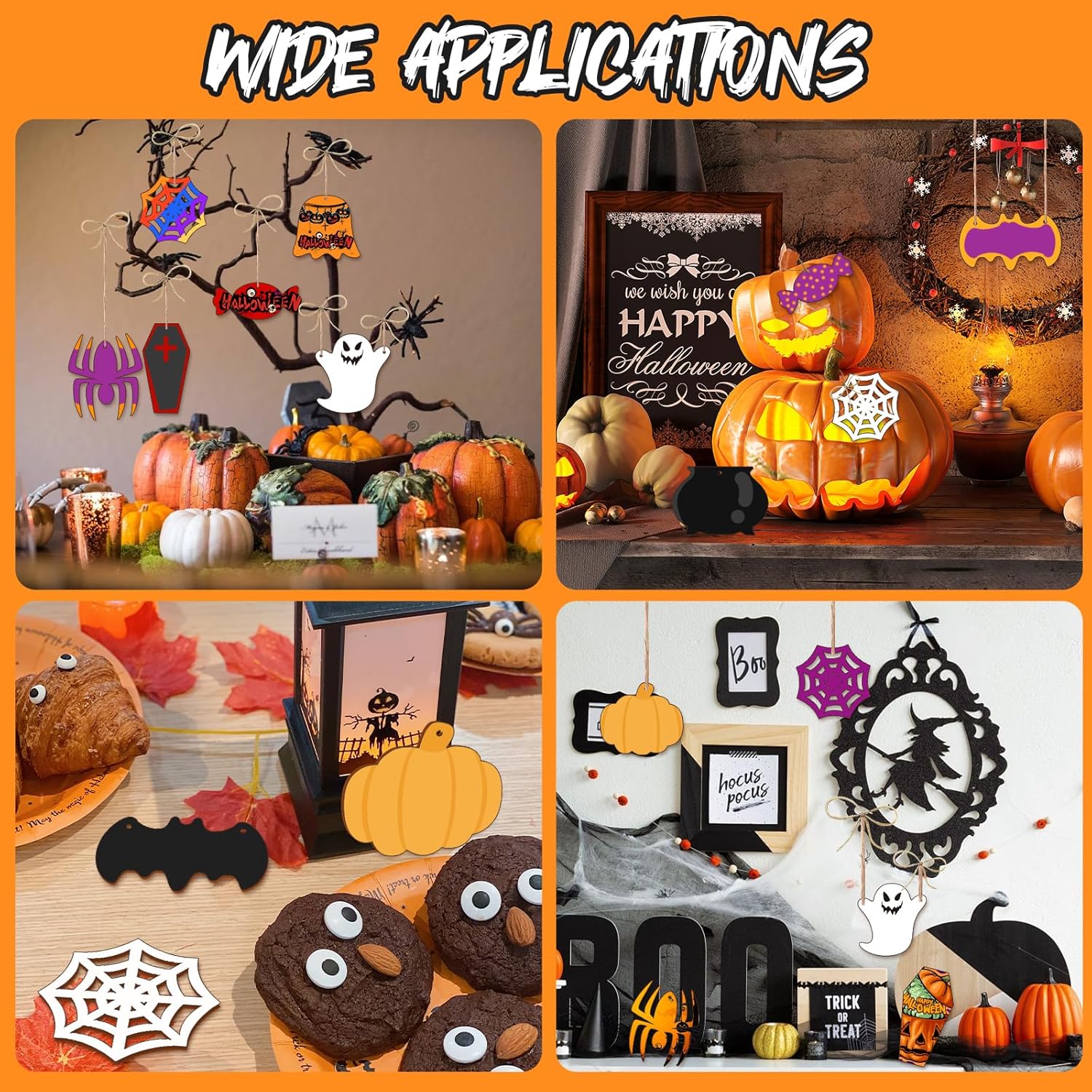 halloween craft cutouts bulk wooden slices
