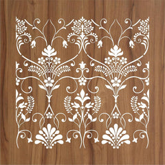 flower painting stencil for wood and furniture