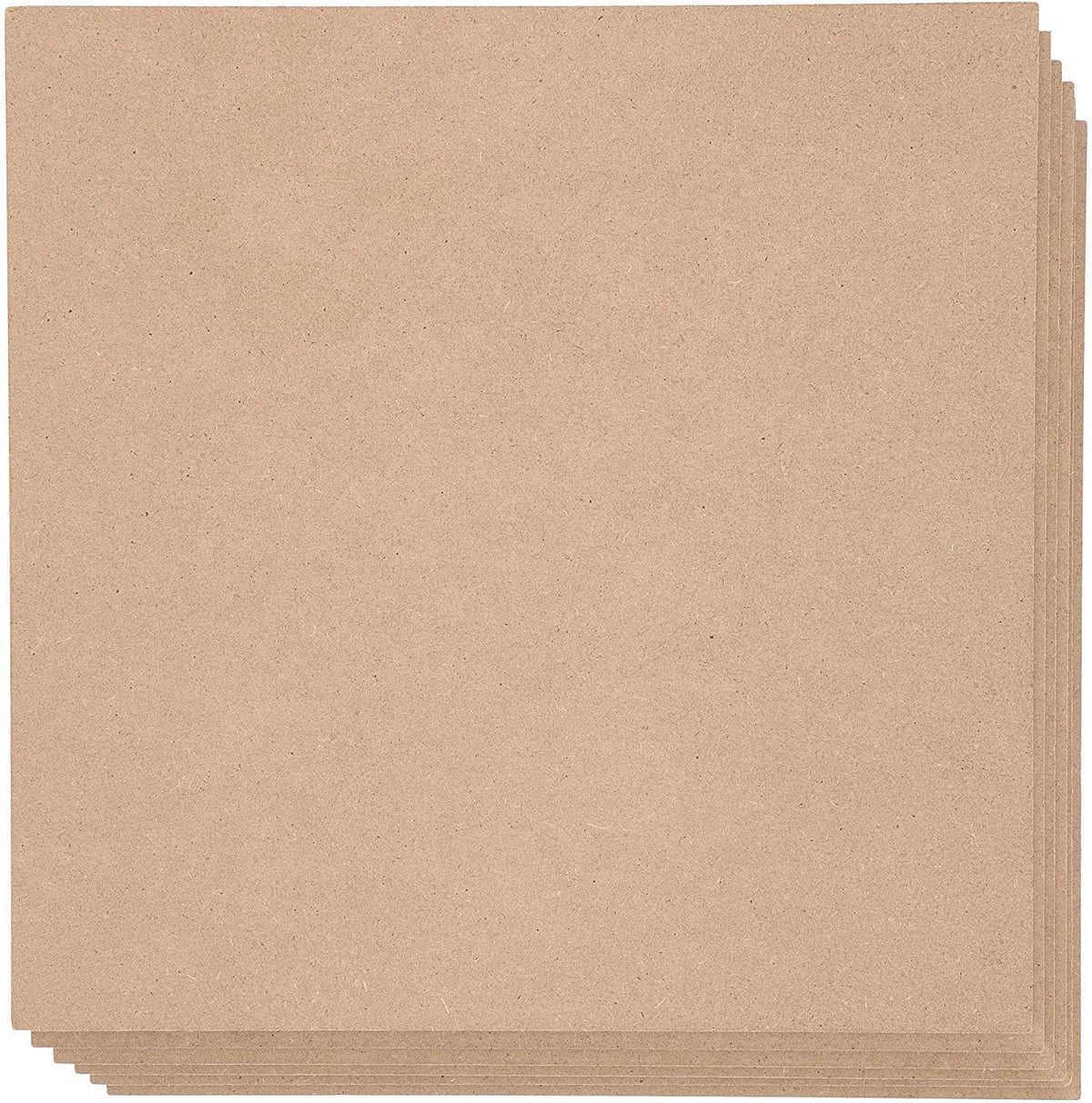 Stack of brown paper sheets