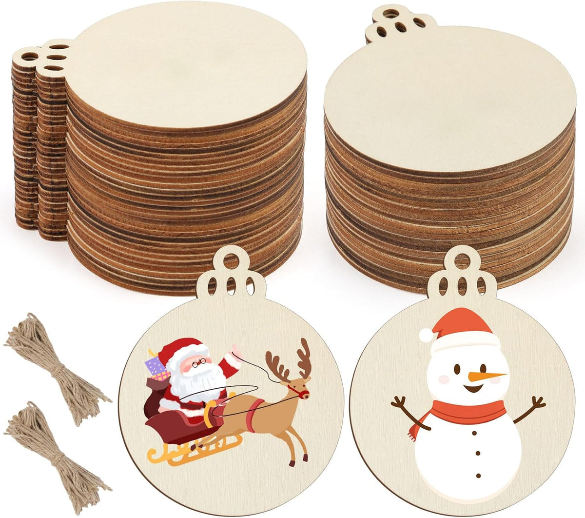 Wooden Christmas Ornaments